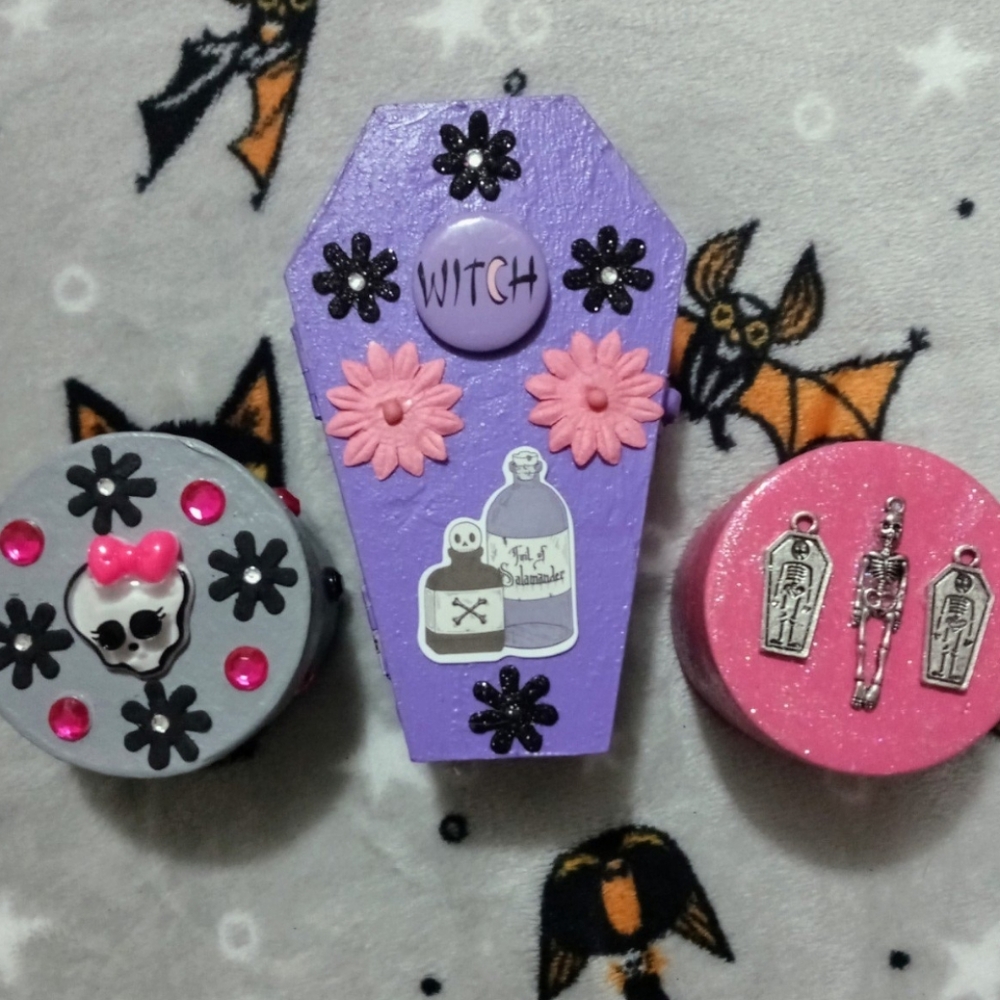 Pastel Goth Witchy Skull Halloween Bundle